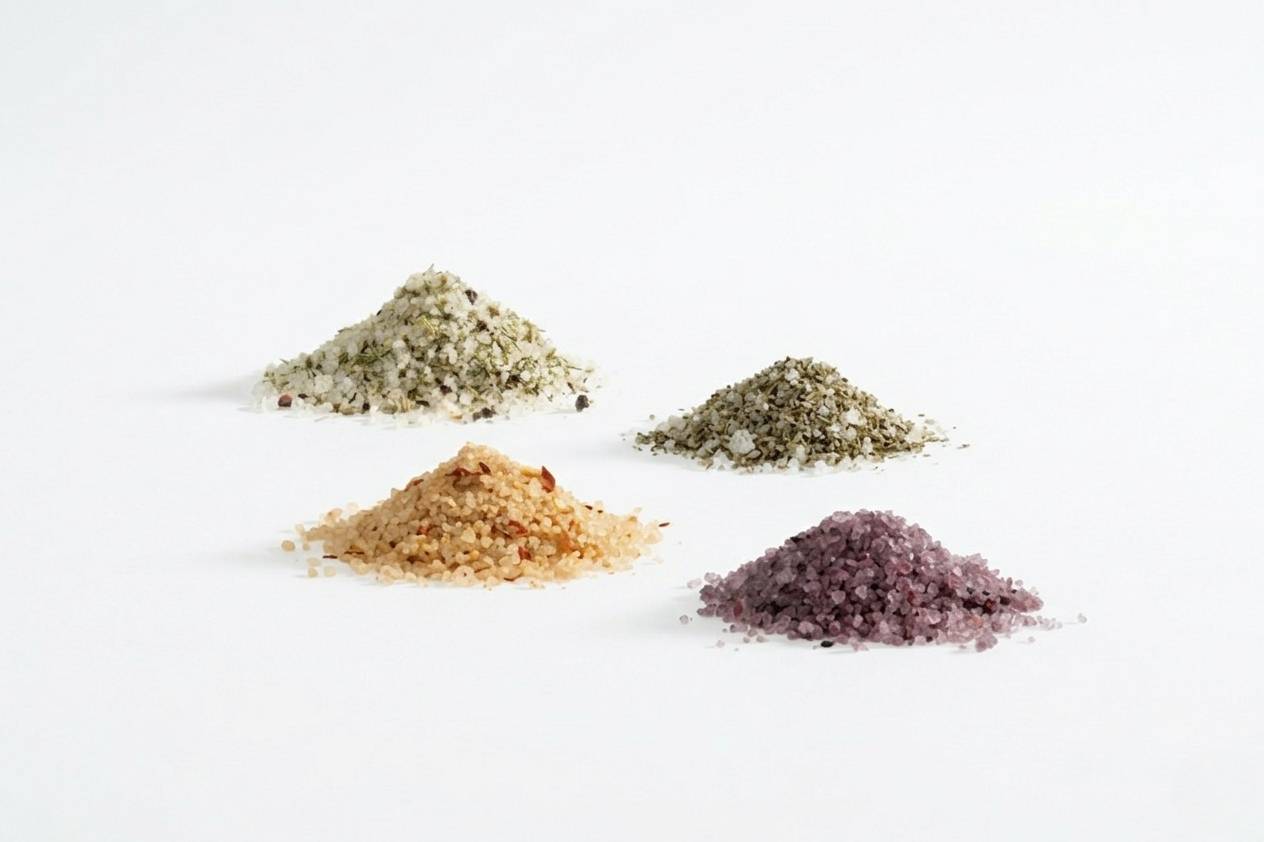 Herb and salts with herbs